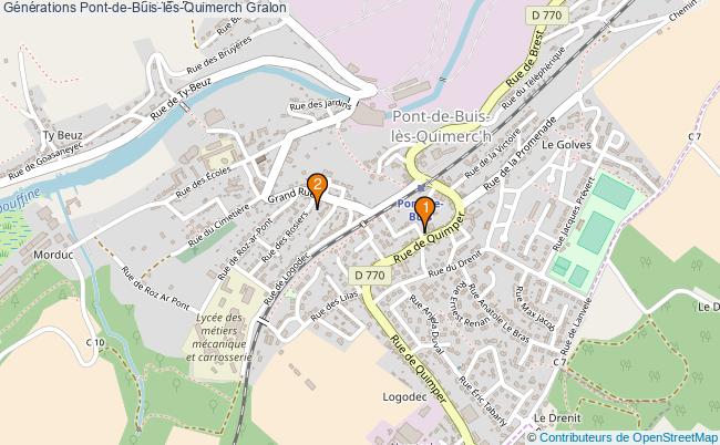plan Générations Pont-de-Buis-lès-Quimerch Associations Générations Pont-de-Buis-lès-Quimerch : 2 associations