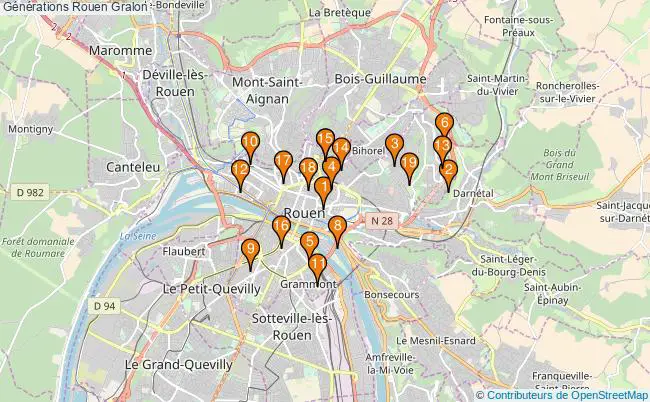 plan Générations Rouen Associations Générations Rouen : 21 associations