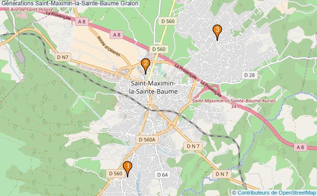 plan Générations Saint-Maximin-la-Sainte-Baume Associations Générations Saint-Maximin-la-Sainte-Baume : 3 associations
