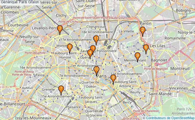 plan Générique Paris Associations générique Paris : 12 associations