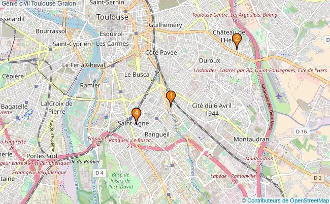 plan Génie civil Toulouse Associations génie civil Toulouse : 5 associations