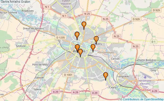 plan Genre Amiens Associations genre Amiens : 18 associations