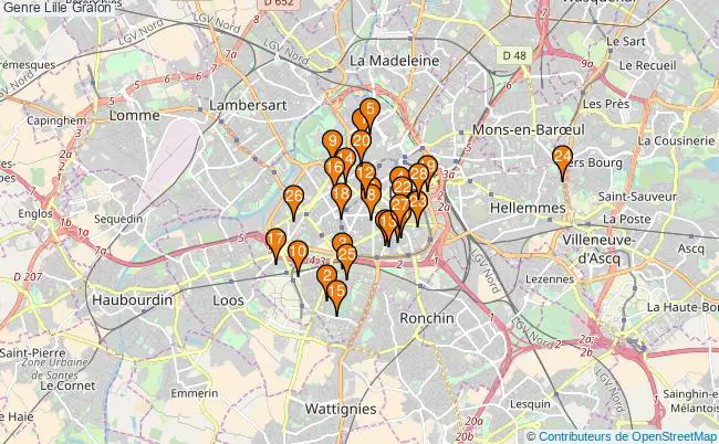 plan Genre Lille Associations genre Lille : 39 associations