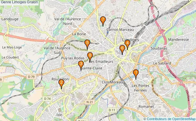 plan Genre Limoges Associations genre Limoges : 10 associations