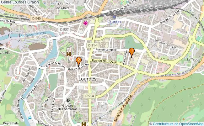 plan Genre Lourdes Associations genre Lourdes : 2 associations