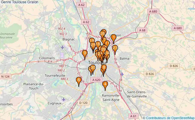plan Genre Toulouse Associations genre Toulouse : 84 associations