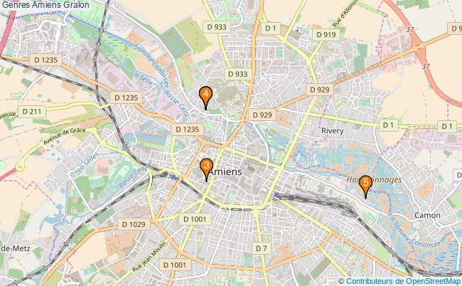 plan Genres Amiens Associations genres Amiens : 5 associations