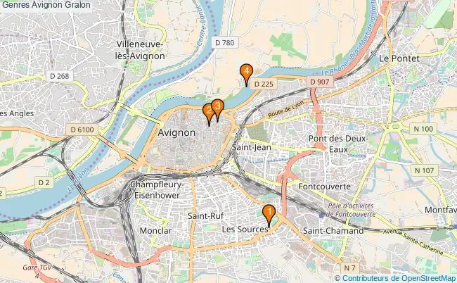 plan Genres Avignon Associations genres Avignon : 4 associations