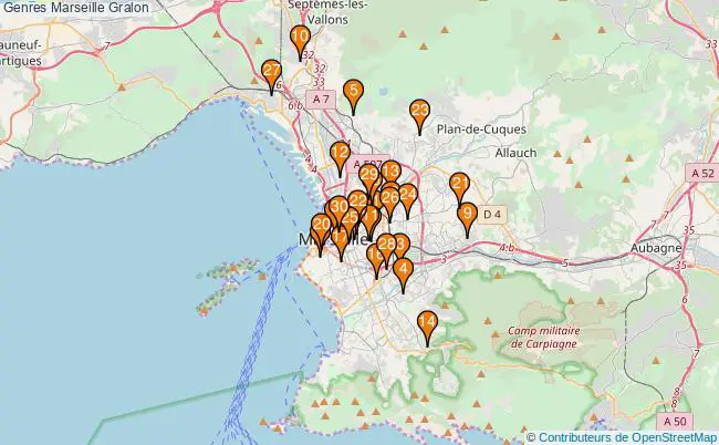 plan Genres Marseille Associations genres Marseille : 59 associations