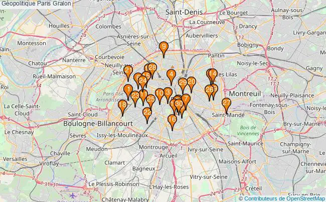 plan Géopolitique Paris Associations géopolitique Paris : 68 associations