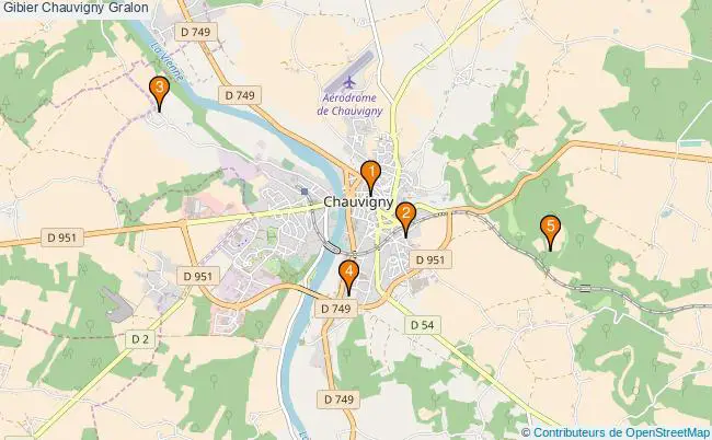 plan Gibier Chauvigny Associations gibier Chauvigny : 6 associations