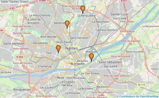 plan Gibier Nantes Associations gibier Nantes : 9 associations