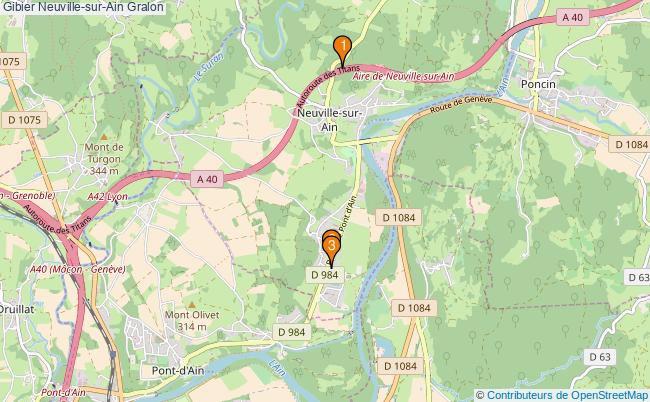 plan Gibier Neuville-sur-Ain Associations gibier Neuville-sur-Ain : 4 associations