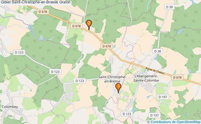 plan Gibier Saint-Christophe-en-Bresse Associations gibier Saint-Christophe-en-Bresse : 2 associations