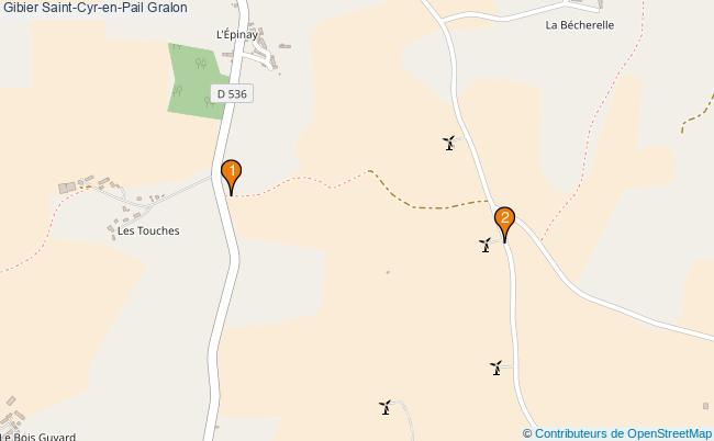 plan Gibier Saint-Cyr-en-Pail Associations gibier Saint-Cyr-en-Pail : 2 associations