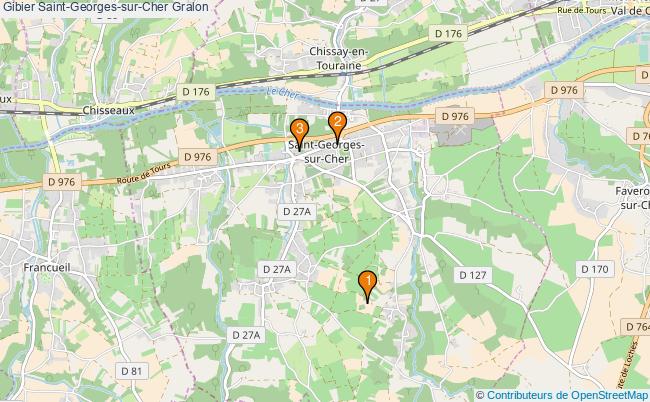 plan Gibier Saint-Georges-sur-Cher Associations gibier Saint-Georges-sur-Cher : 3 associations