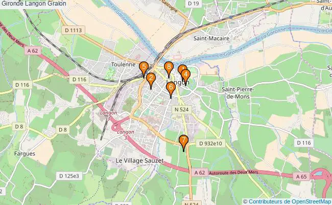 plan Gironde Langon Associations Gironde Langon : 15 associations