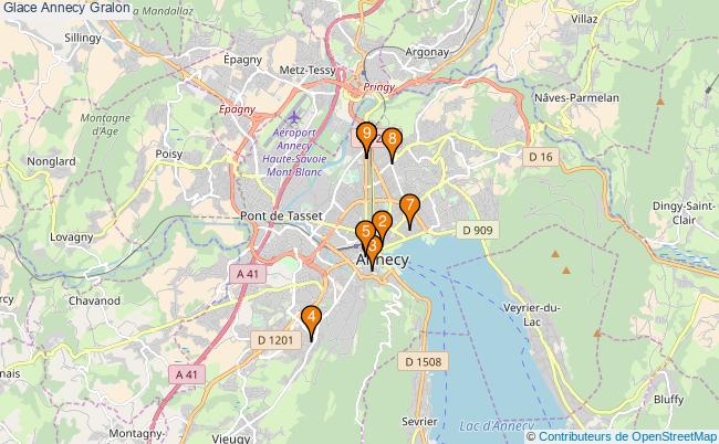 plan Glace Annecy Associations Glace Annecy : 10 associations