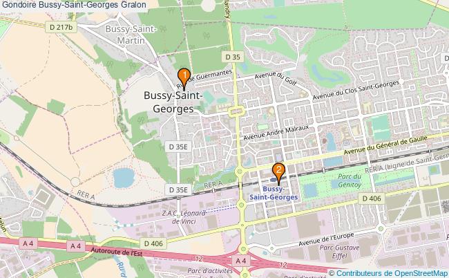 plan Gondoire Bussy-Saint-Georges Associations gondoire Bussy-Saint-Georges : 3 associations