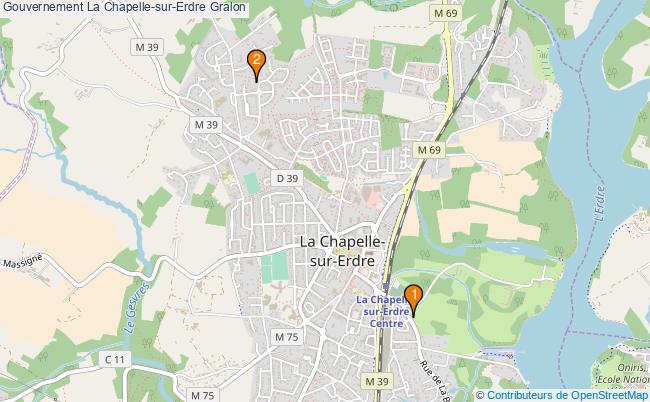plan Gouvernement La Chapelle-sur-Erdre Associations gouvernement La Chapelle-sur-Erdre : 2 associations