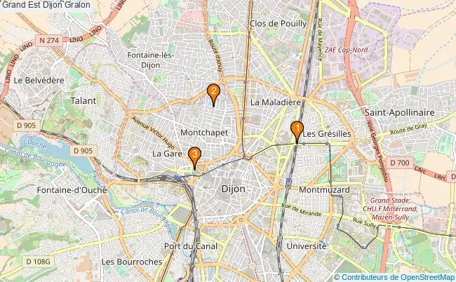 plan Grand Est Dijon Associations Grand Est Dijon : 3 associations