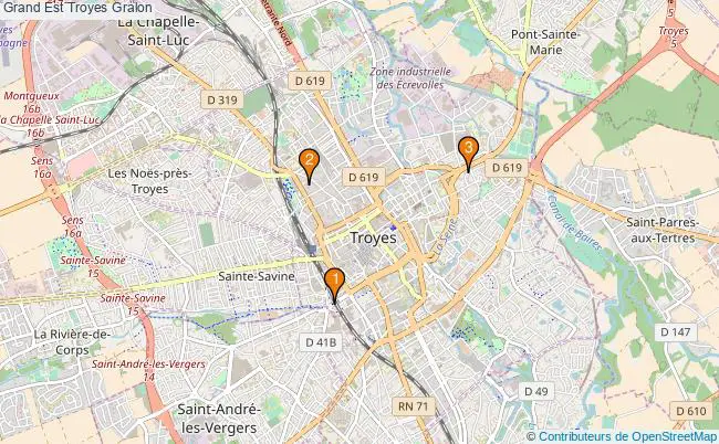 plan Grand Est Troyes Associations Grand Est Troyes : 4 associations