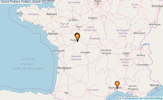 plan Grand Poitiers Poitiers Associations Grand Poitiers Poitiers : 15 associations