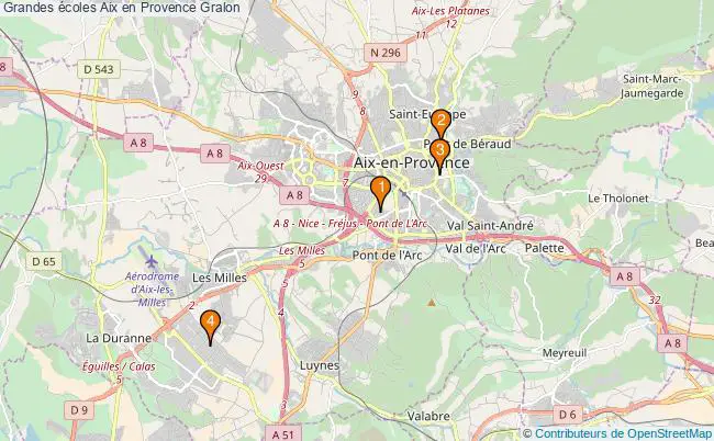 plan Grandes écoles Aix en Provence Associations grandes écoles Aix en Provence : 4 associations