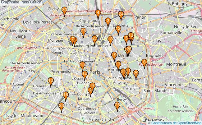 plan Graphisme Paris Associations graphisme Paris : 130 associations