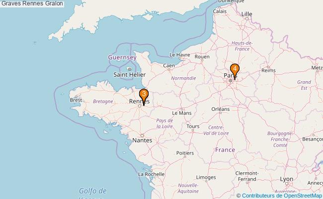plan Graves Rennes Associations Graves Rennes : 6 associations