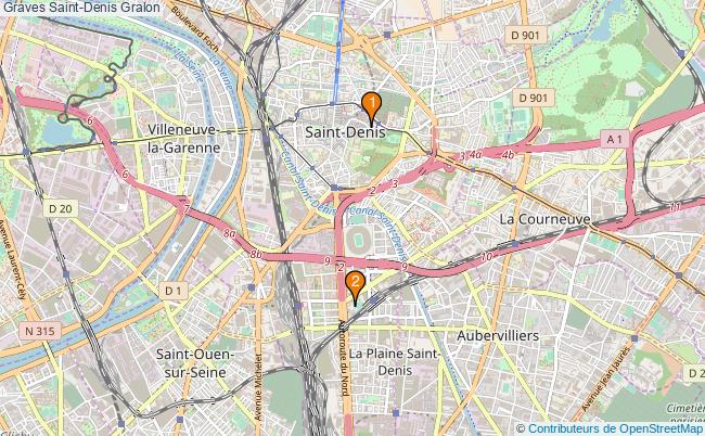 plan Graves Saint-Denis Associations Graves Saint-Denis : 3 associations