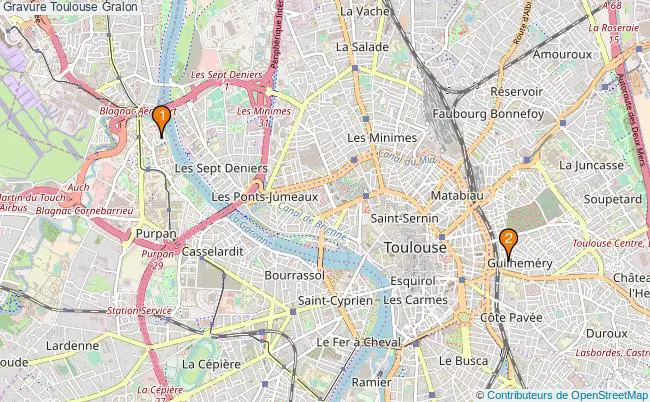 plan Gravure Toulouse Associations gravure Toulouse : 4 associations