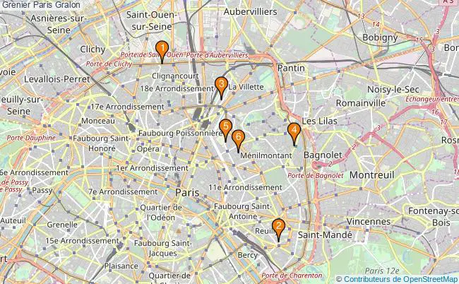plan Grenier Paris Associations grenier Paris : 9 associations