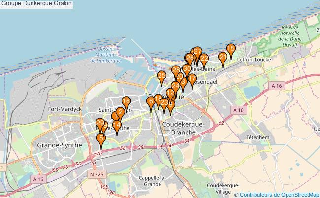 plan Groupe Dunkerque Associations groupe Dunkerque : 41 associations