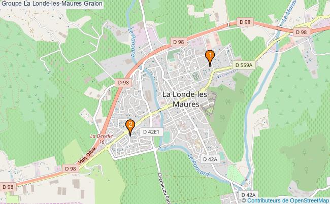 plan Groupe La Londe-les-Maures Associations groupe La Londe-les-Maures : 3 associations