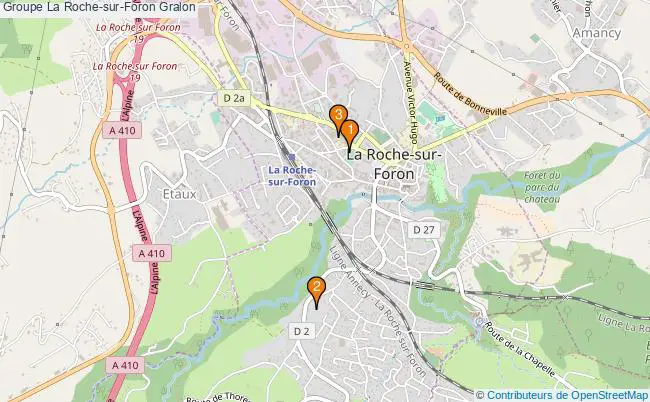 plan Groupe La Roche-sur-Foron Associations groupe La Roche-sur-Foron : 6 associations