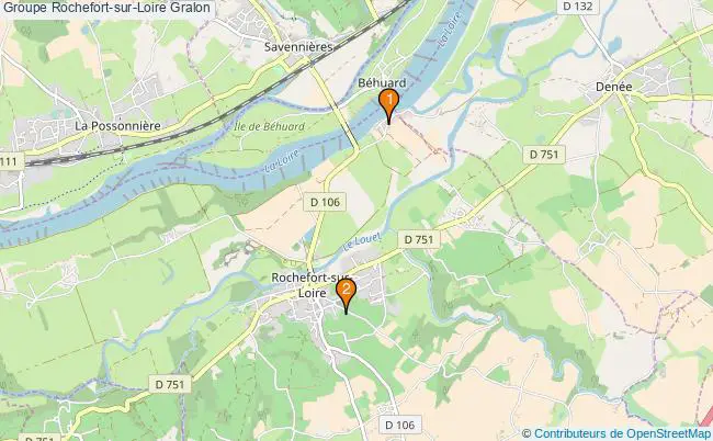 plan Groupe Rochefort-sur-Loire Associations groupe Rochefort-sur-Loire : 2 associations