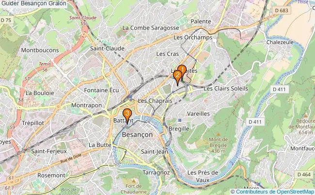 plan Guider Besançon Associations guider Besançon : 4 associations