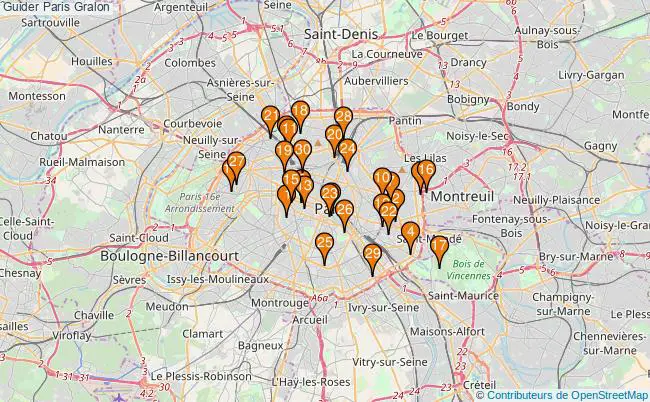 plan Guider Paris Associations guider Paris : 65 associations