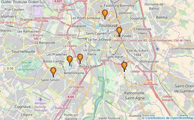 plan Guider Toulouse Associations guider Toulouse : 11 associations