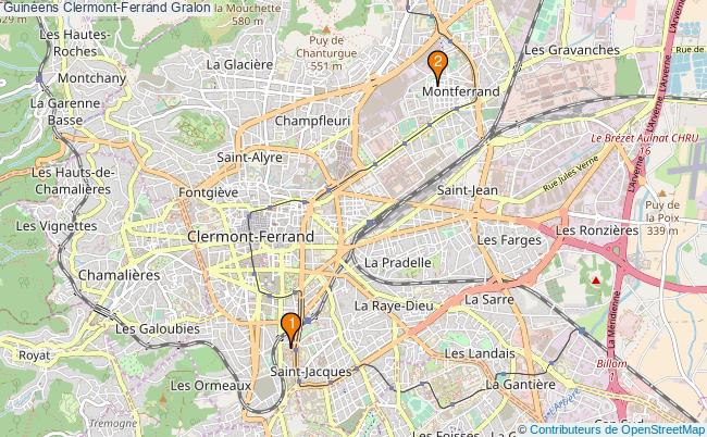 plan Guinéens Clermont-Ferrand Associations guinéens Clermont-Ferrand : 3 associations
