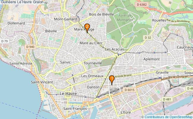plan Guinéens Le Havre Associations guinéens Le Havre : 3 associations