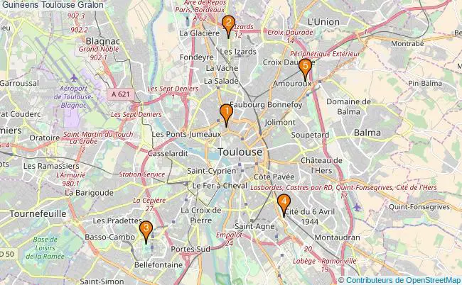 plan Guinéens Toulouse Associations guinéens Toulouse : 6 associations