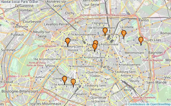 plan Habitat social Paris Associations habitat social Paris : 13 associations