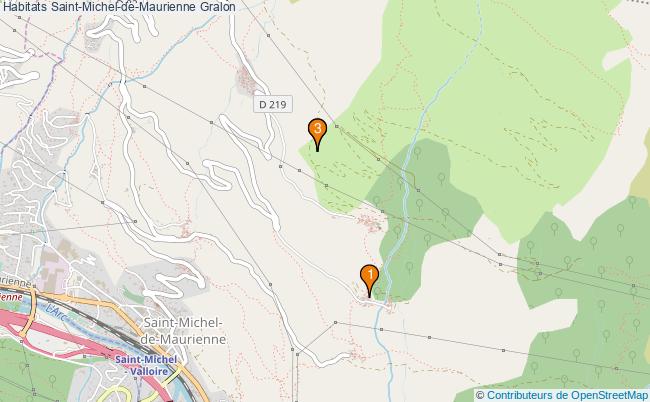 plan Habitats Saint-Michel-de-Maurienne Associations habitats Saint-Michel-de-Maurienne : 3 associations