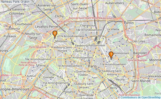 plan Hameau Paris Associations hameau Paris : 4 associations