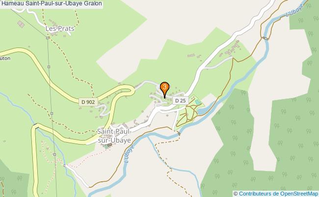 plan Hameau Saint-Paul-sur-Ubaye Associations hameau Saint-Paul-sur-Ubaye : 3 associations