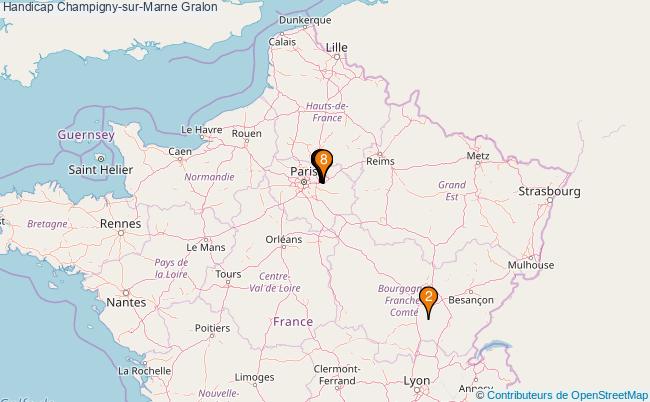 plan Handicap Champigny-sur-Marne Associations Handicap Champigny-sur-Marne : 14 associations