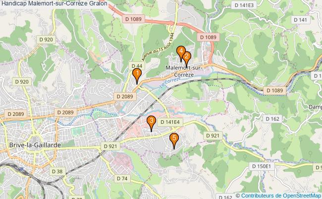 plan Handicap Malemort-sur-Corrèze Associations Handicap Malemort-sur-Corrèze : 5 associations