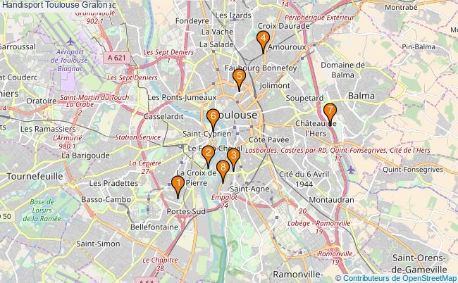 plan Handisport Toulouse Associations Handisport Toulouse : 9 associations